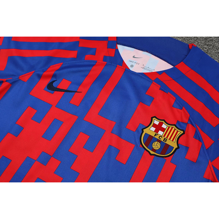 Camiseta de Entrenamiento Barcelona 22-23 Rojo y Azul - Haga un click en la imagen para cerrar